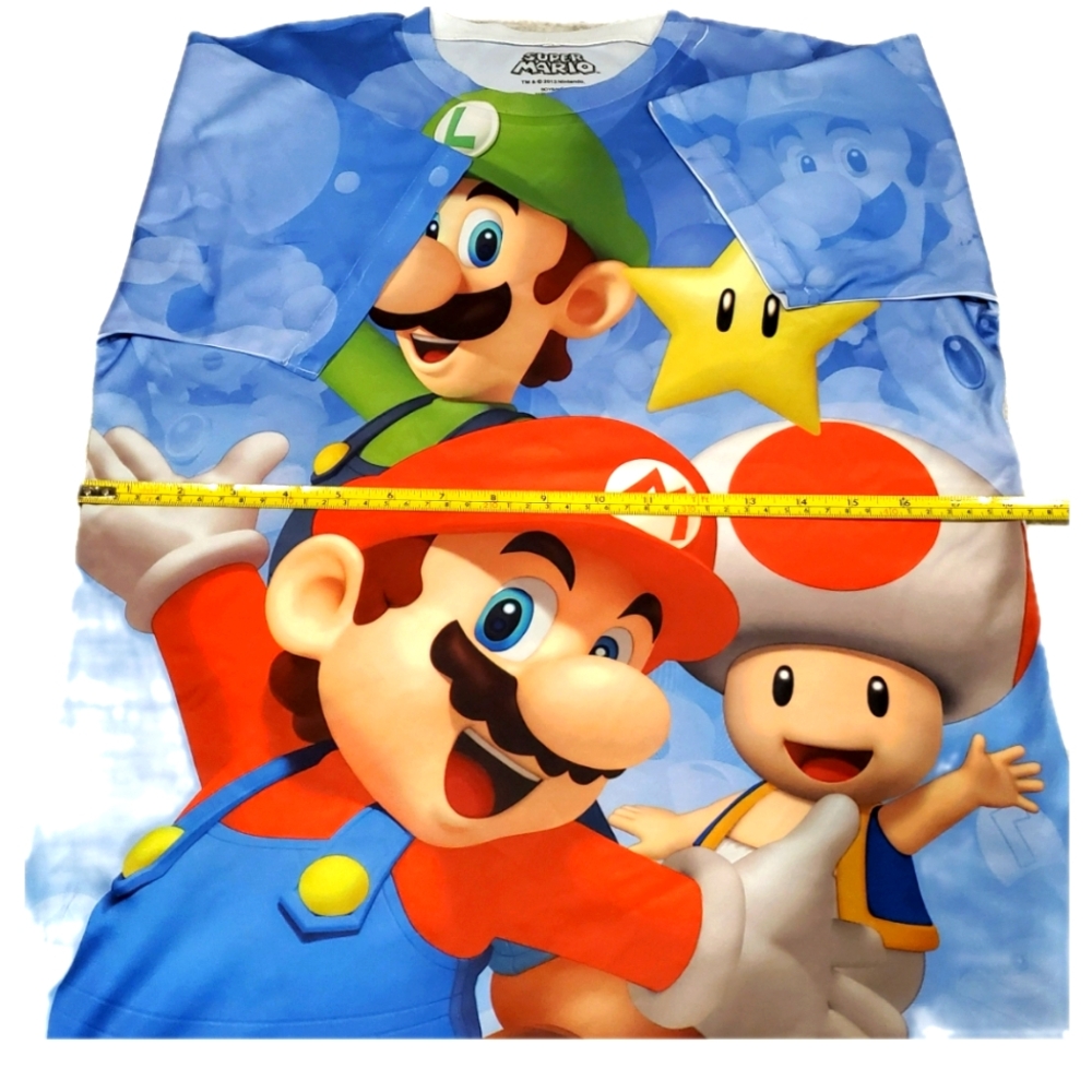Super Mario Two Sided Boys t-shirt size 14-16 XL - Picture 4 of 5
